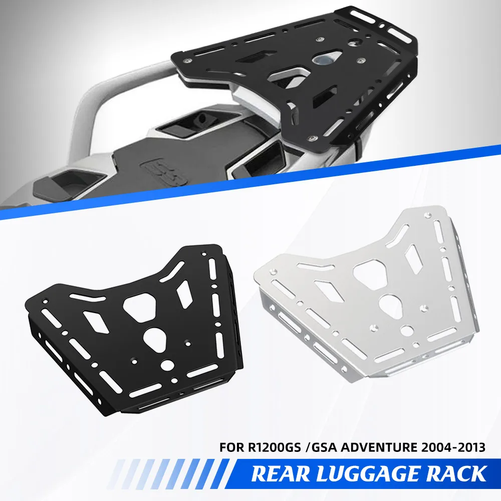 

For BMW R1200GS /GSA Adventure 2004-2013 Rear Enlargement Rack Luggage Rails Support Shelf Case Holder Trunk Frame Plate Bracket