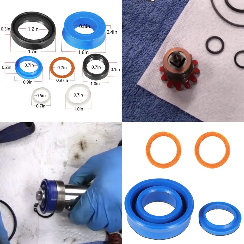 NONY Upgraded Hydraulic Repair Seal Kit Floor Jack Seal Kit Fit for AM200F Matco Floor Jack 2 Ton, 29 Pcs/Set