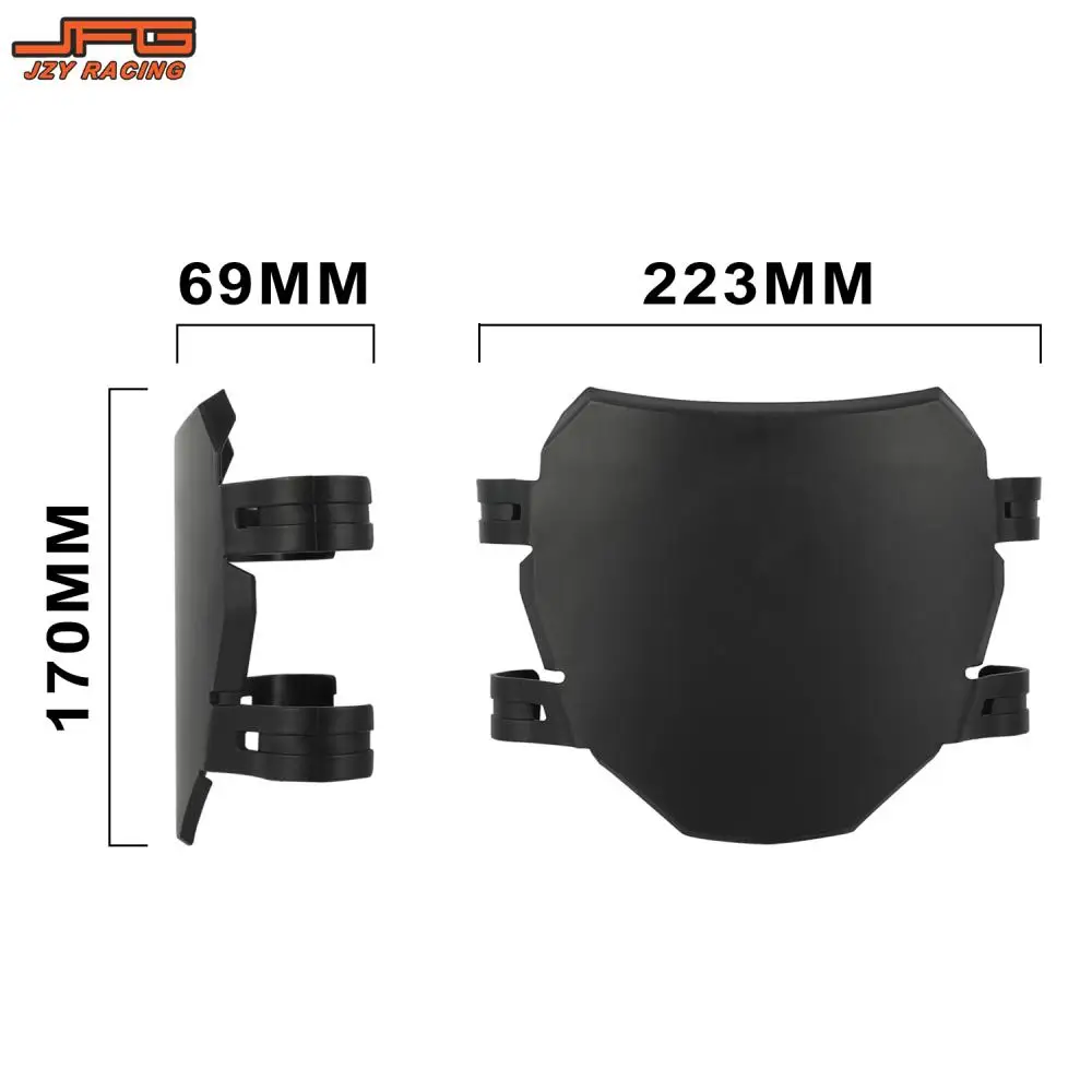 Universal Number Plate License Registration Plate For Surron S X Motorcycles Accessories For Talaria Sting Stark Varg E-Bike