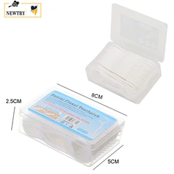 50 unids/caja hilo Dental desechable higiene bucal palo de selección hilo Dental limpieza de manchas palillo cepillo Interdental para viajes