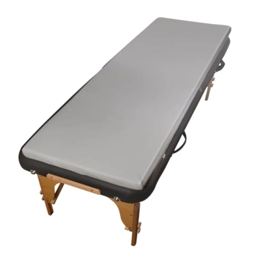 Memory Foam Massage Table Topper with Removable Cover-Elastic Bands Non-Slip-Lash Bed Cushion for Beauty and Massage