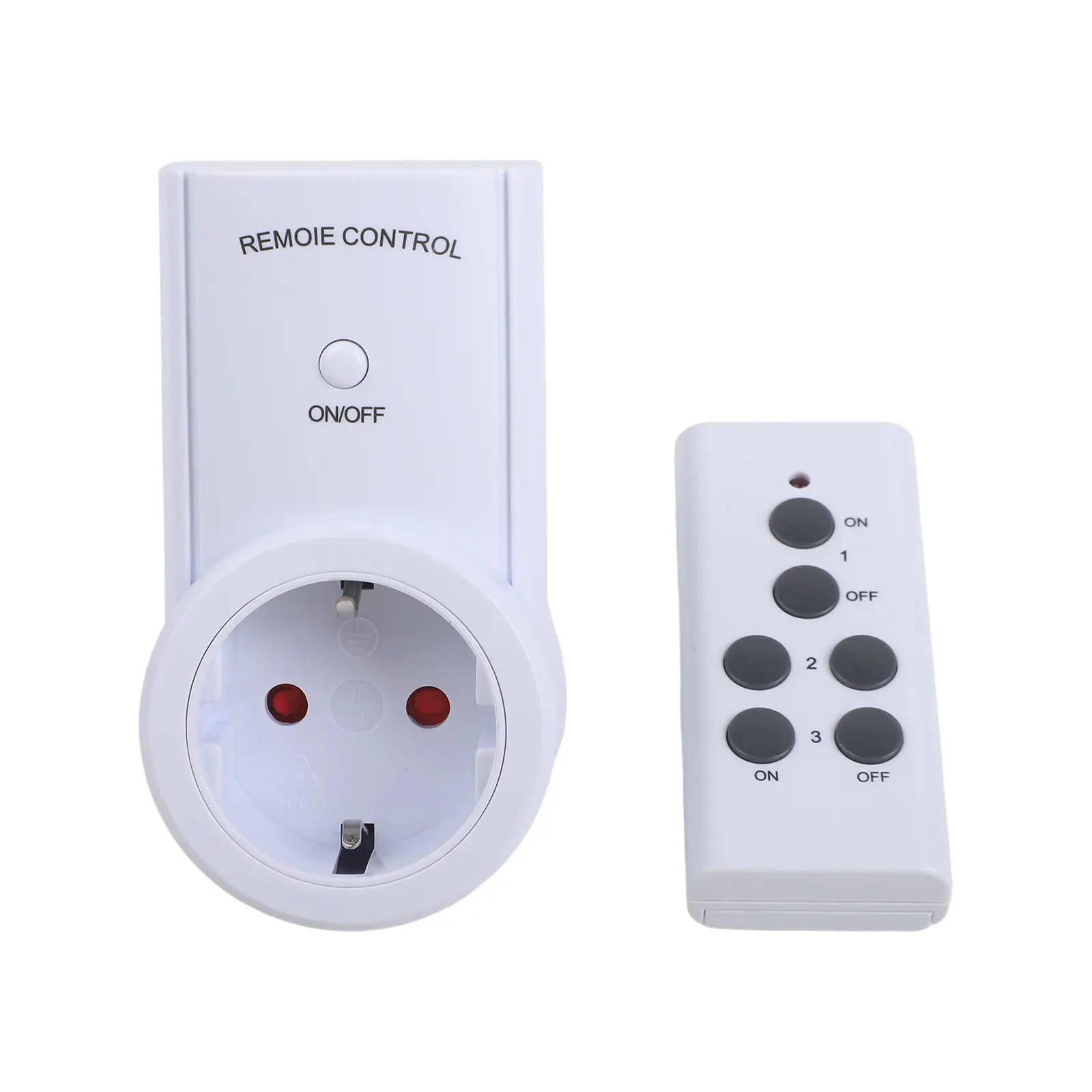 

Разъем для удаленного приемника 433,92 МГц, подходит для вентиляторов и ламп, корпус из пластикового материала, умная розетка для энергоэффективности