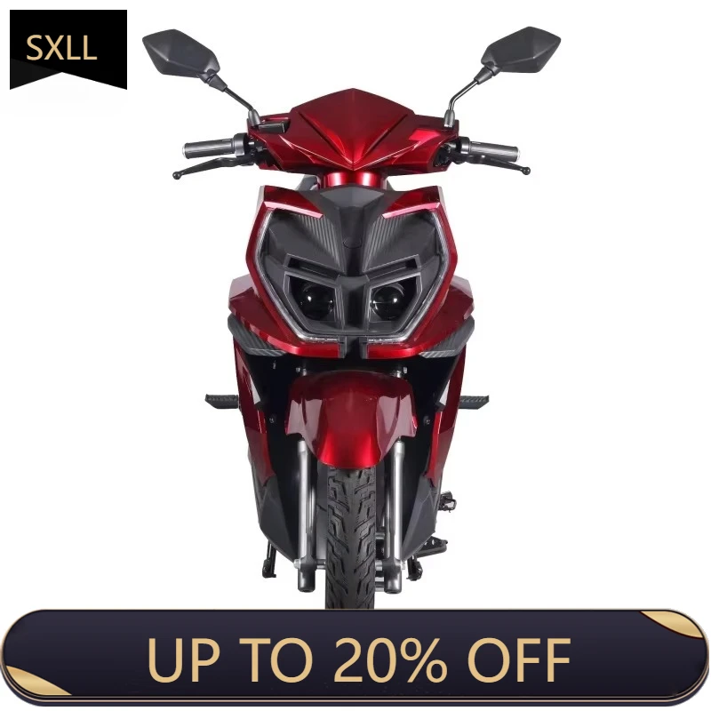 

SXLL Urban Electric 72V Mid Drive Sportbikes 70km/h Max Speed 2000W Motor Two-Wheeled Electric Scooter for City Commute Streetbi