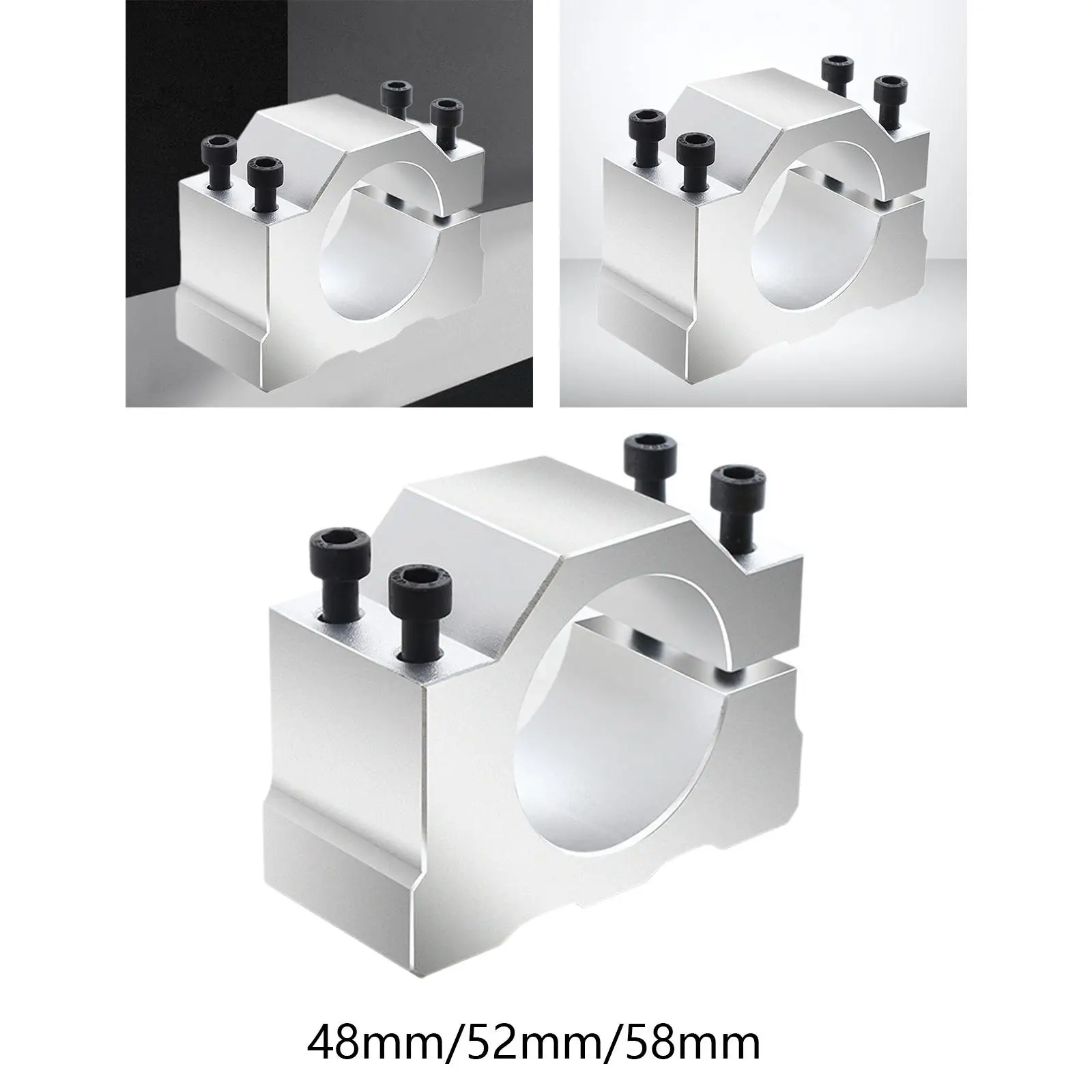 Spindle Clamp Mounting Bracket Spindle Motor Base Holder Aluminum Alloy for Milling Machine