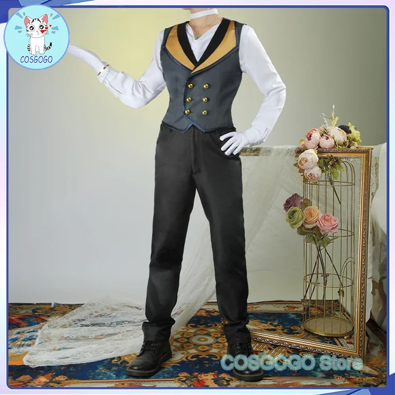 [Aangepast] Game Ensemble Sterren Amagi Hiiro Cosplay Kostuum Halloween outfits Mannen Nieuw Pak Uniform