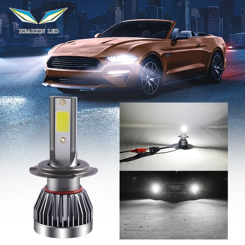 

2pcs 72W H4 Hi/Lo H1 H7 COB LED H11 HB4 9006 Car Headlight Bulbs Car Fog Light 12V 7200LM Auto Headlamps Signal lamps Driving