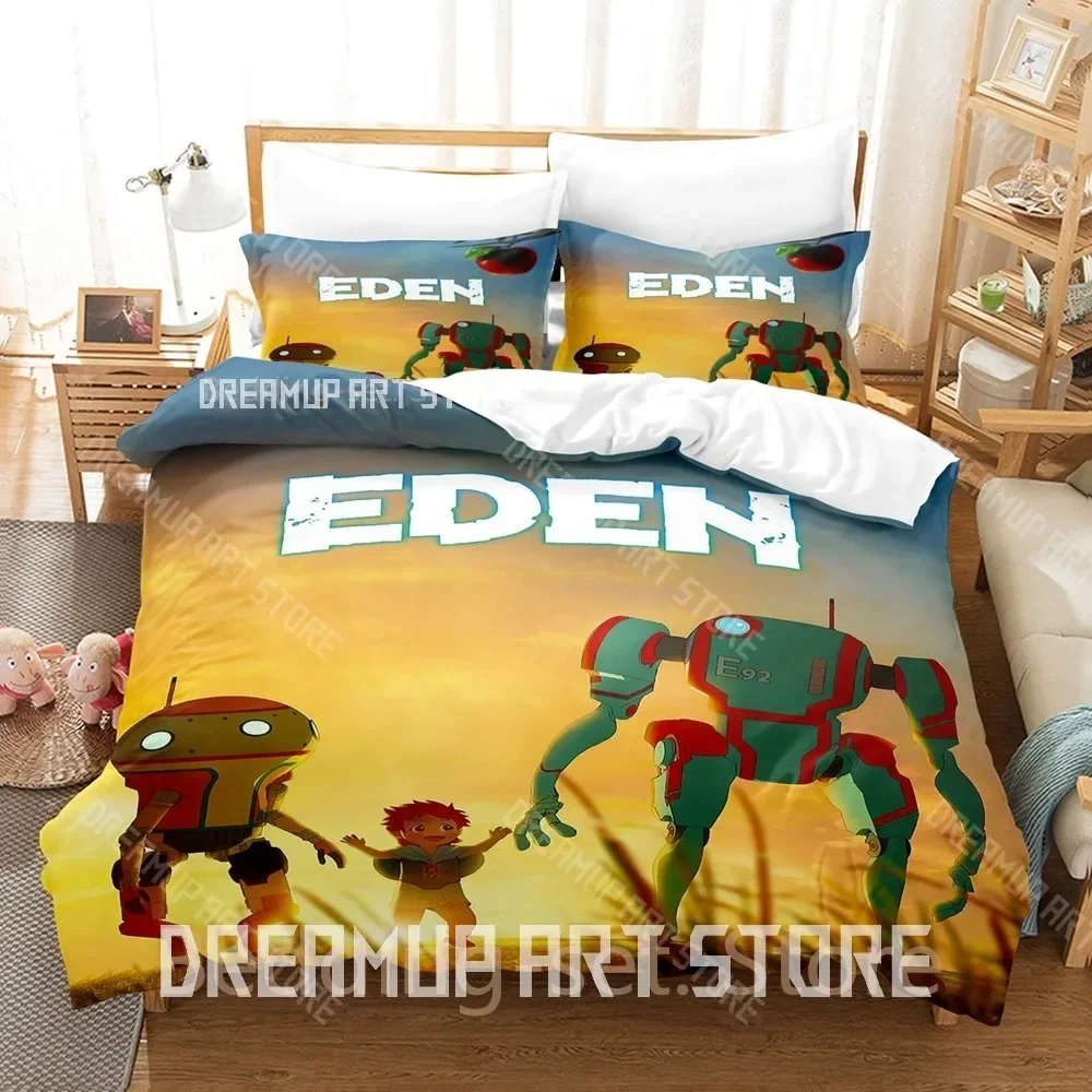 

3D Print Eden E92 A37 Cartoon Bedding Set Single Twin Full Queen King Size Bed Set Adult Kid Bedroom Duvetcover Sets Bed