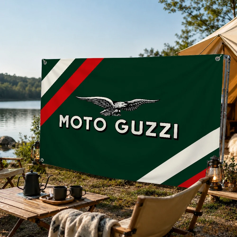 Moto G-Guzzi MotoBrand flag Decoration Outdoor Picnic Party Art Hanging Home Camping Party Banner
