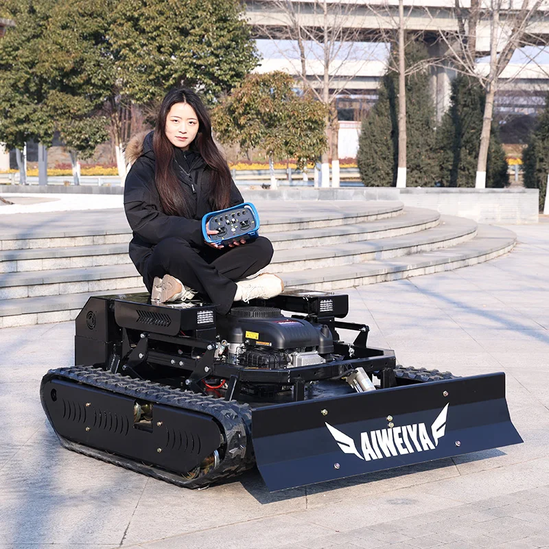 

Customized Remote Control Lawn Mower New Launch 4-Stroke All-Terrain Mountain Industrial Grade DIY Off-road Tank
