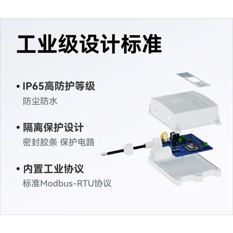 CO2 Sensor, 485 Temperature, Humidity, Concentration Monitoring, High-precision CO2 Transmitter Gas Detector