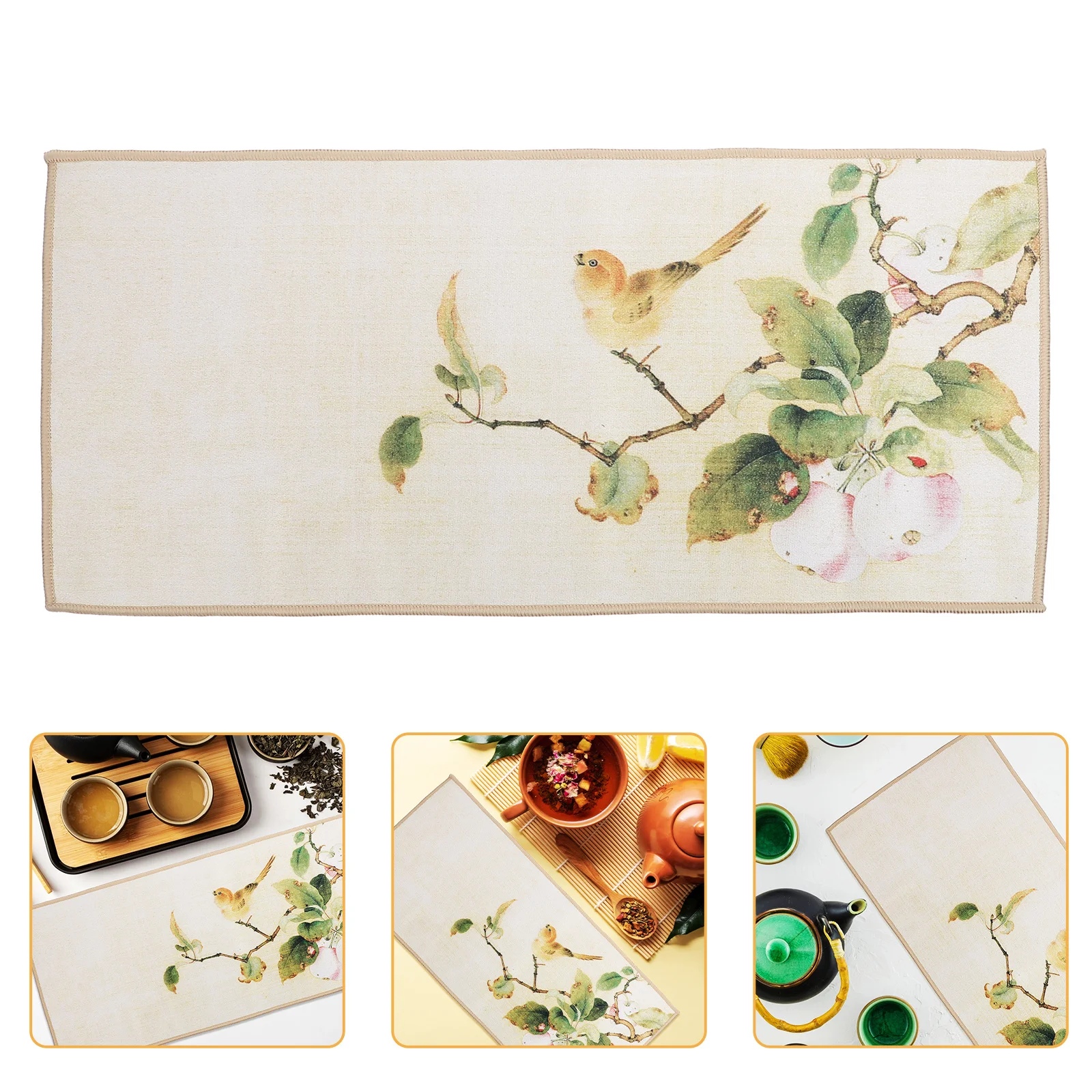 

Colorful Printed Tea Cloth Small Lightweight Kitchen Towels For Dishware Coffee Machine Countertop Cleaning Rag