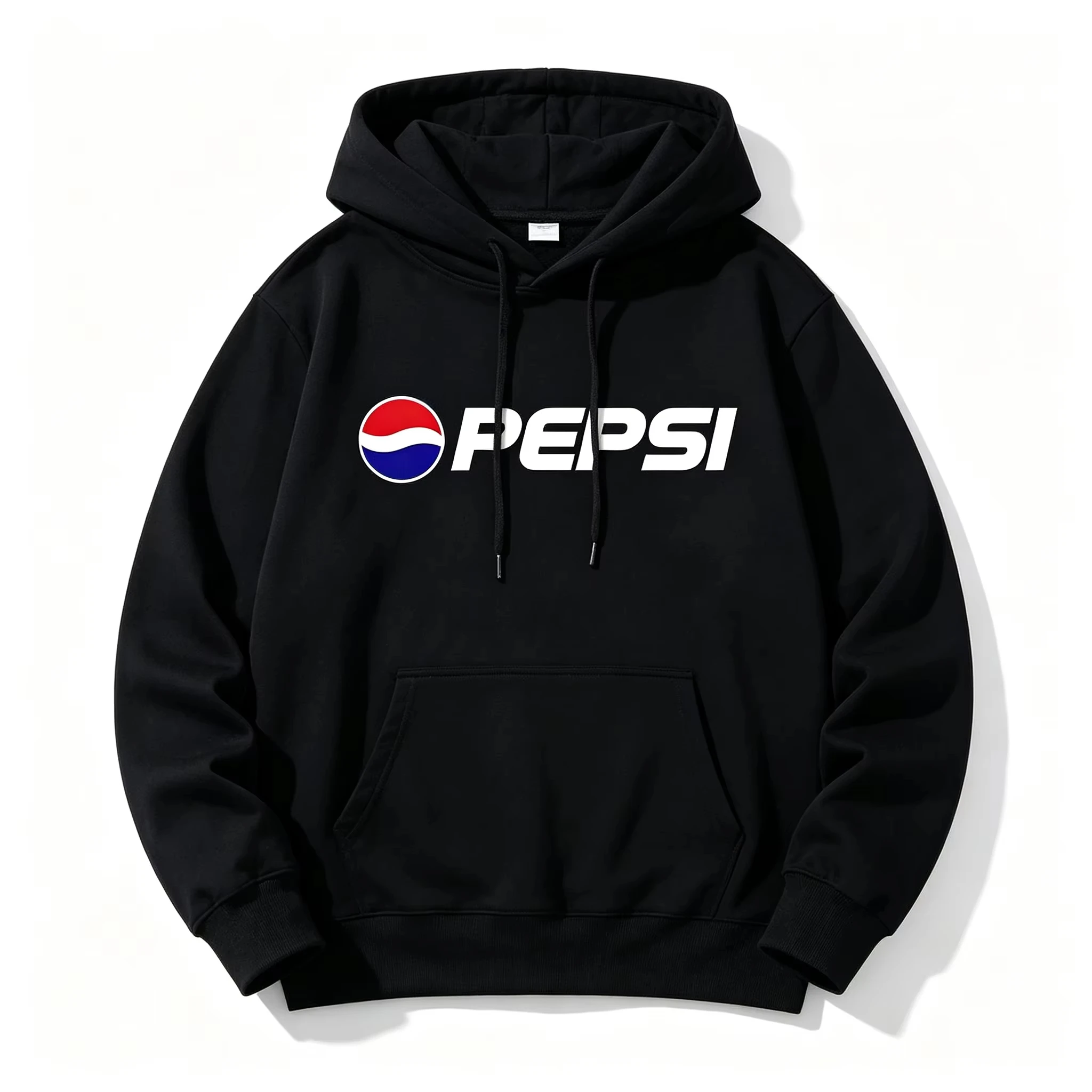 2026 Neue Trendmarke INS Pepsi Cola Print Hoodie Sprite Coca-Cola Herren- und Damen-Loose-Fit-Paar-Langarm-Streetwear – Detail 7