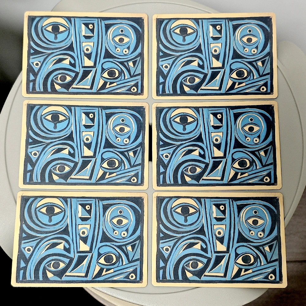 52 Enigmatic Cards Felix Nacht's Gallery of Hallucinations Oracle Deck 10.5*7.5cm