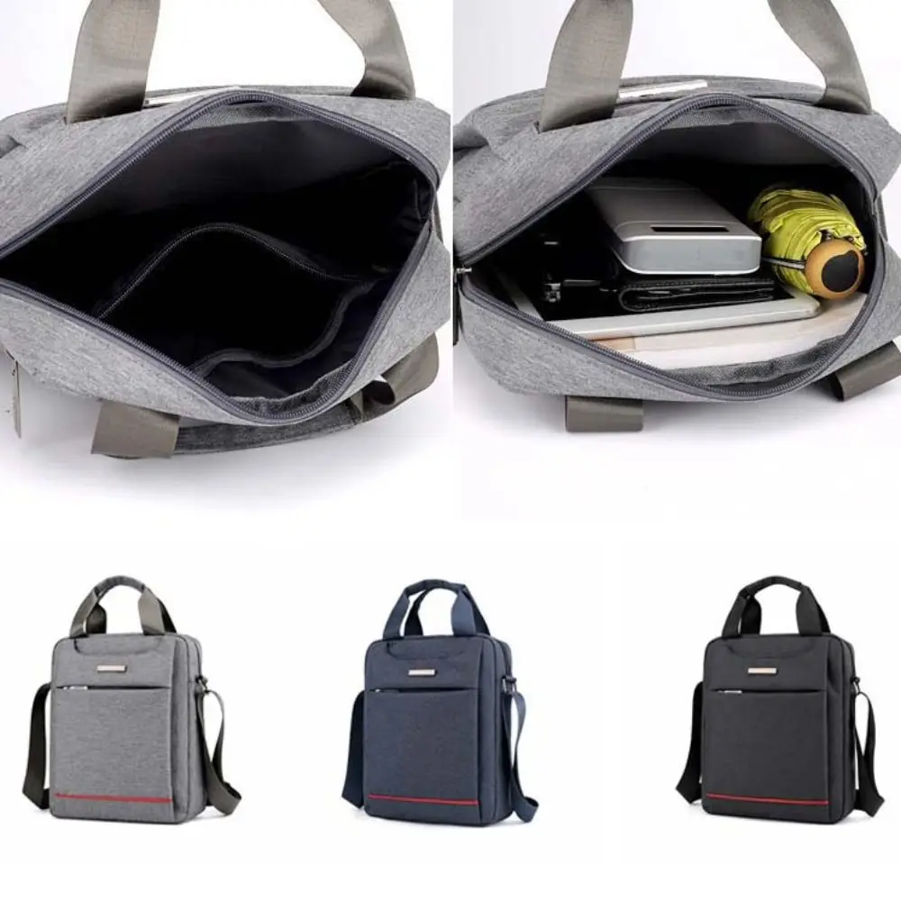 Oxford Business Handbag Multi-function Shockproof Men Crossbody Bag Large Capacity Briefcase Casual Shoulder Bag Streetwear
