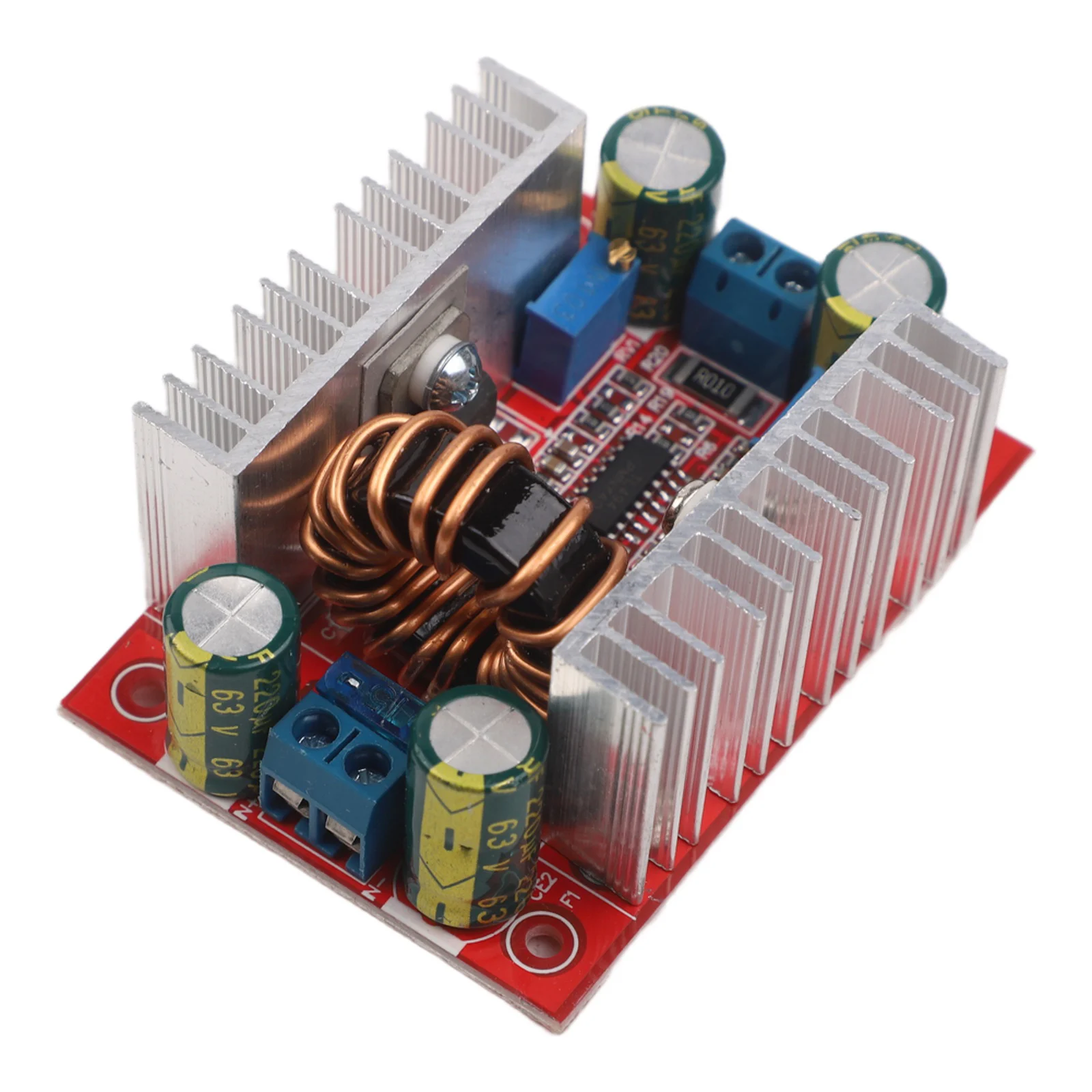 400W DC Boost Module For LED Drivers And Solar Charging Applications With Input Range 8.5V-50V And Output Range 10V-60V