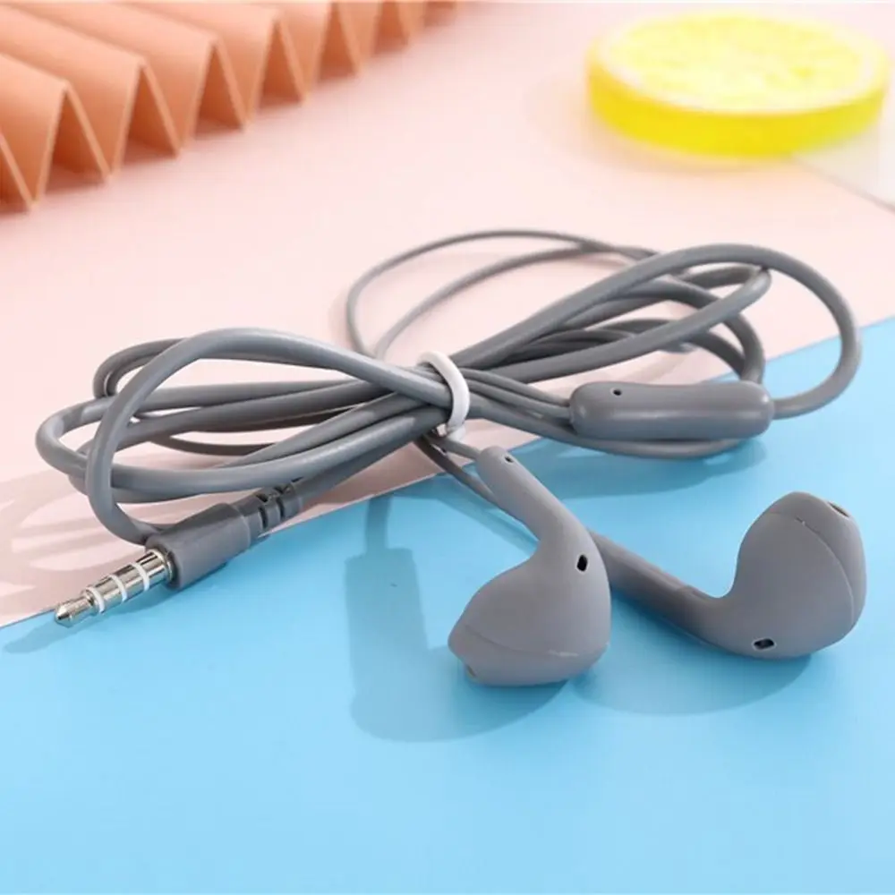 New Universal 3.5mm Stereo In-Ear Headphones Sport Music Earbud Wired Headset Earphones with Mic for Xiaomi Huawei Samsung