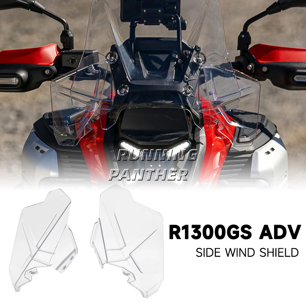 

Motorcycle Side Windshield For BMW R1300GS ADV GS1300 R 1300 GS Adventure 2024 2025 Windscreen Side Spoiler Deflectors New