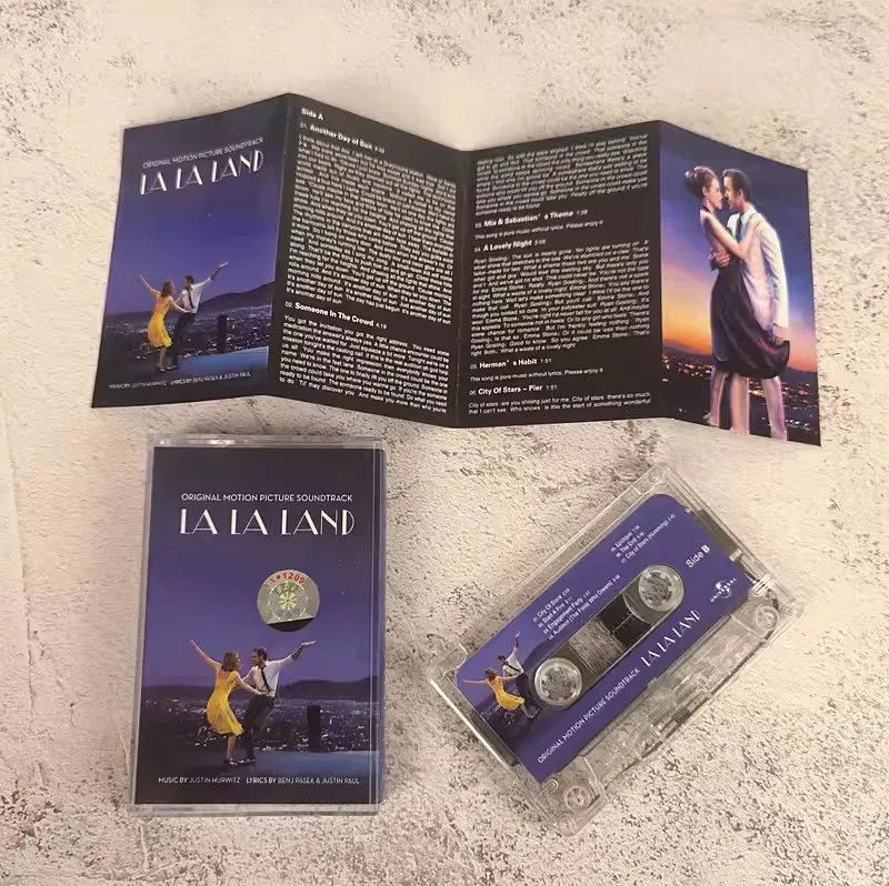 La La Land Justin Hurwitz Music Tape Sebastian Mia OST Album City of Stars Cassette Cosplay Walkman Car Recorder Soundtracks Box