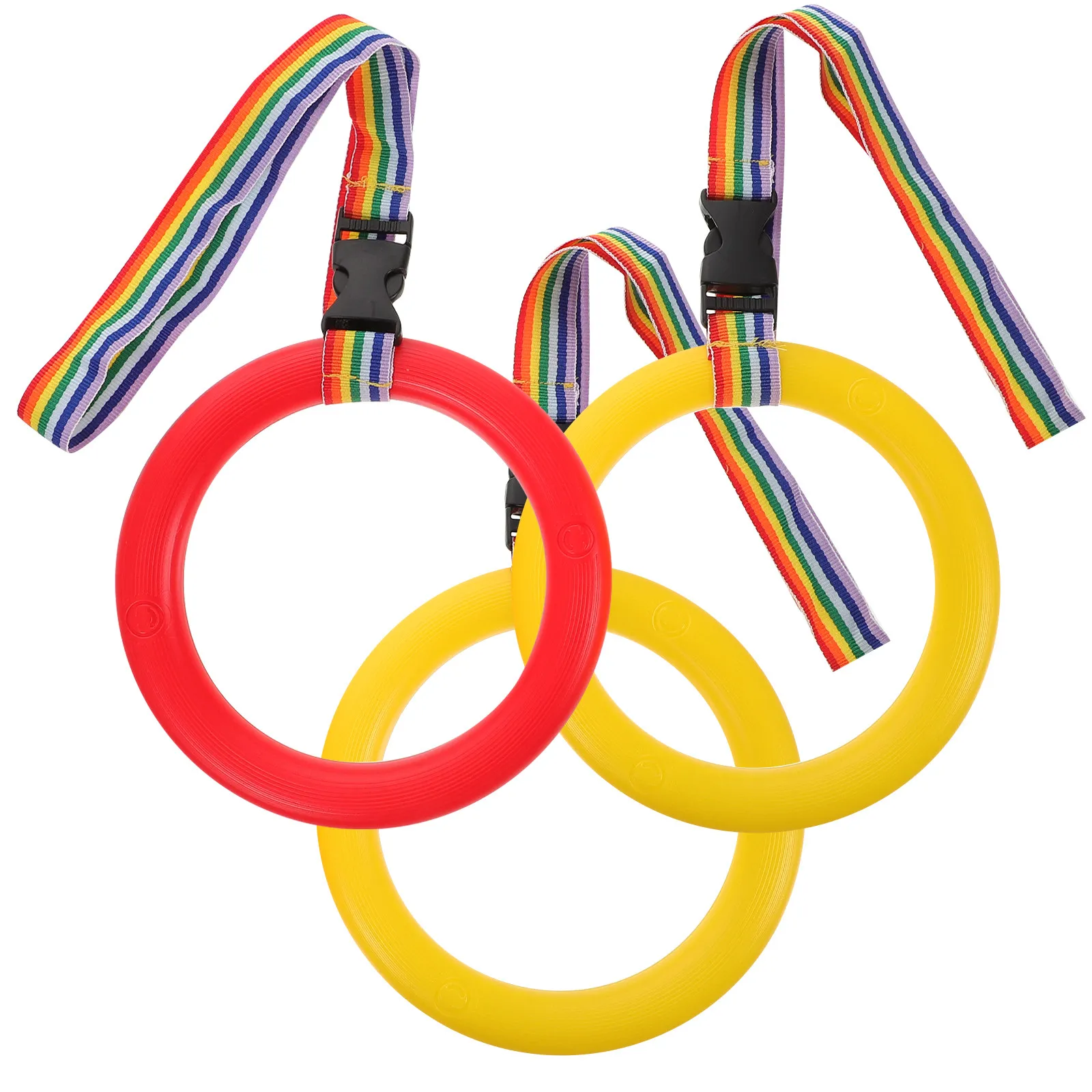 

3Pcs Bright Walking Rope for Kids Safety Tether Preschool Childcare Center Outdoor Supervision Handle Chain Rope