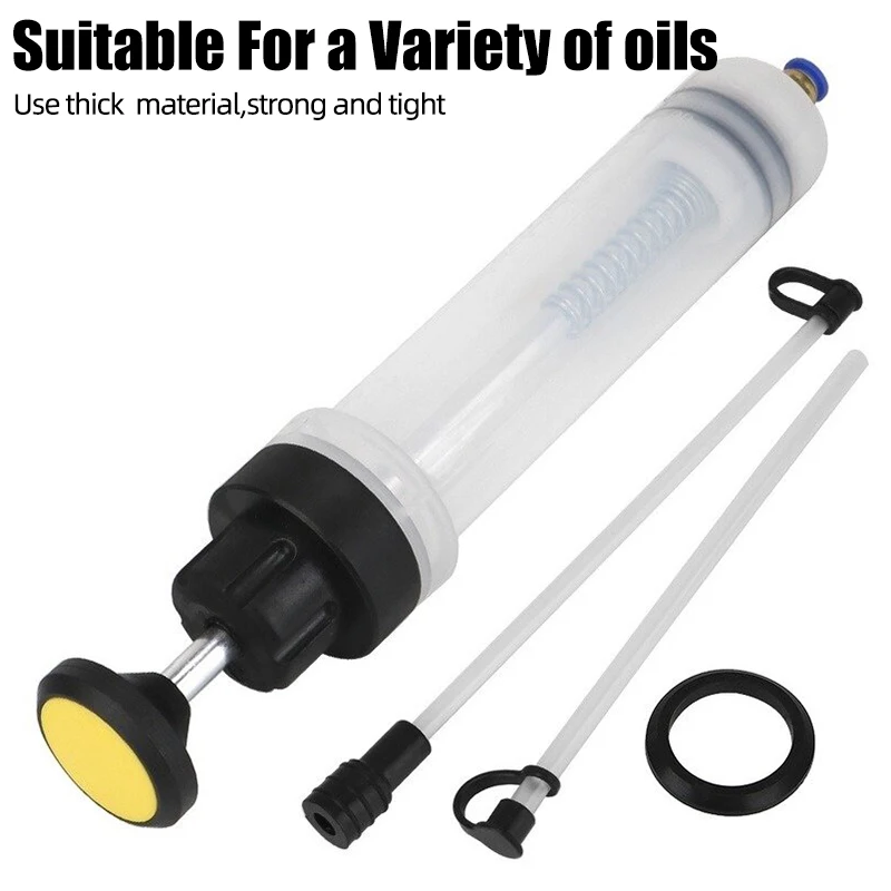 1.5L OilFluid Extractor Filling Oil Change Syringe Bottle Transfer Automotive Fuel Extraction Pump Hand Tool Oil Extractor Pump