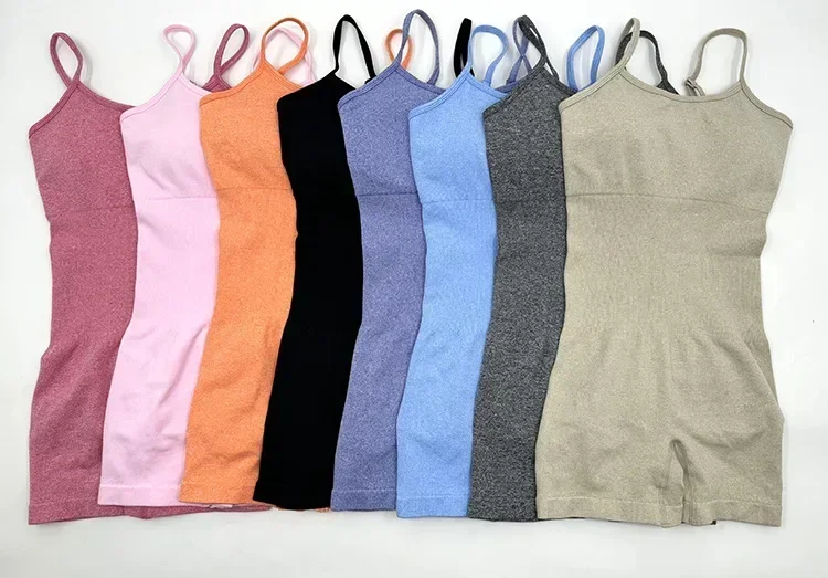 Yoga Rompers Fitness Overalls Women Sporty Jumpsuit Woman Workout Gym Shorts Bodysuits Push Up Tights Sport Outfits Sportswear