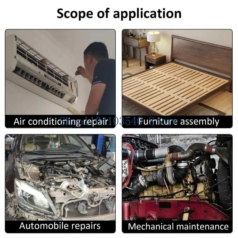02dc 2 pcs Setdriver Set Hand Strumento Magnetica Cazzoccia a magnetica piatta e testa a croce per più applicazioni