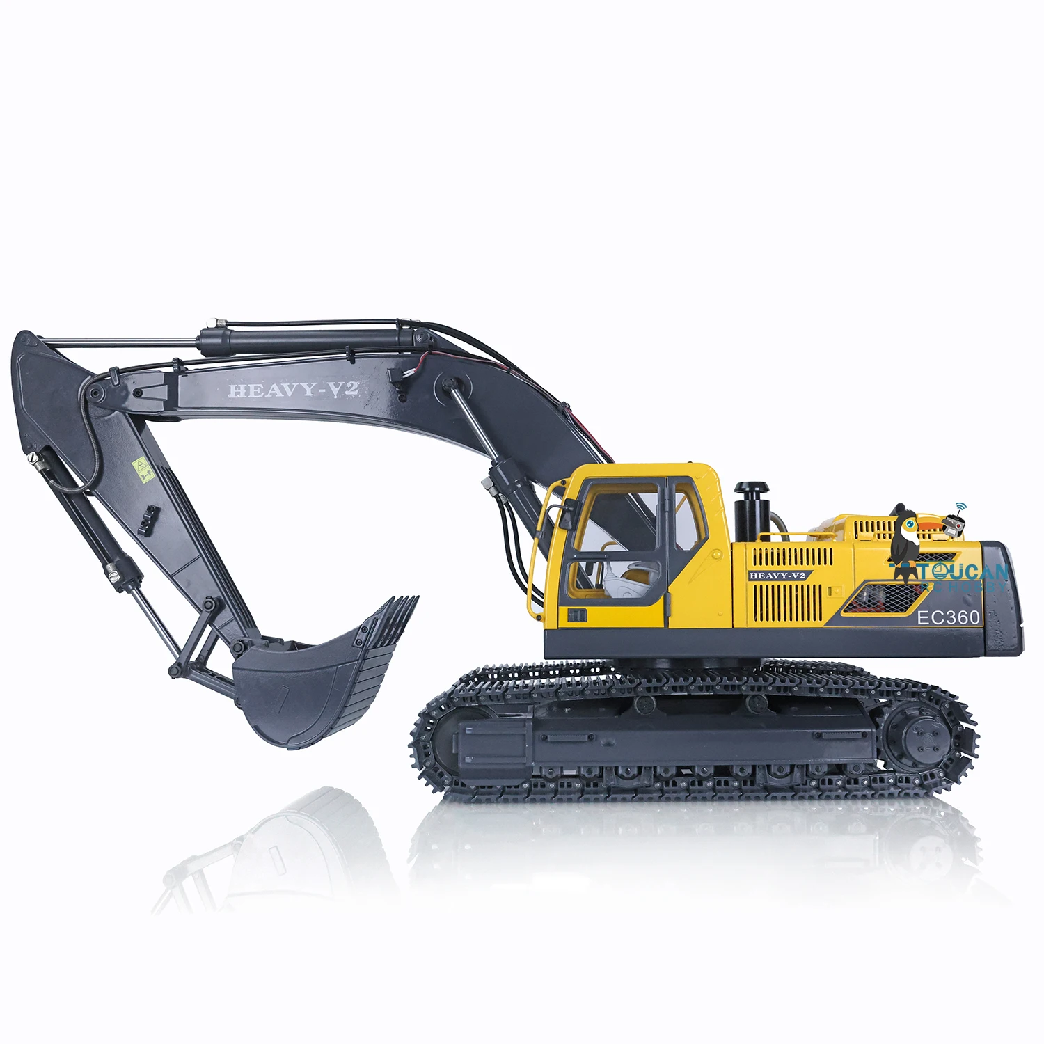 In Stock 1/14 RC Hydraulic Excavator 360L Construction Machinery Earth Digger Model V2 Remote Control Outdoor Toys Boys TH18487