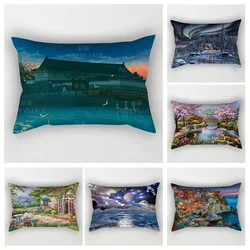 Home autumn decoration Colorful pattern pillow cushion cover decorations throw pillow covers 30*50 pillowcase 30x50 40x60 50*70