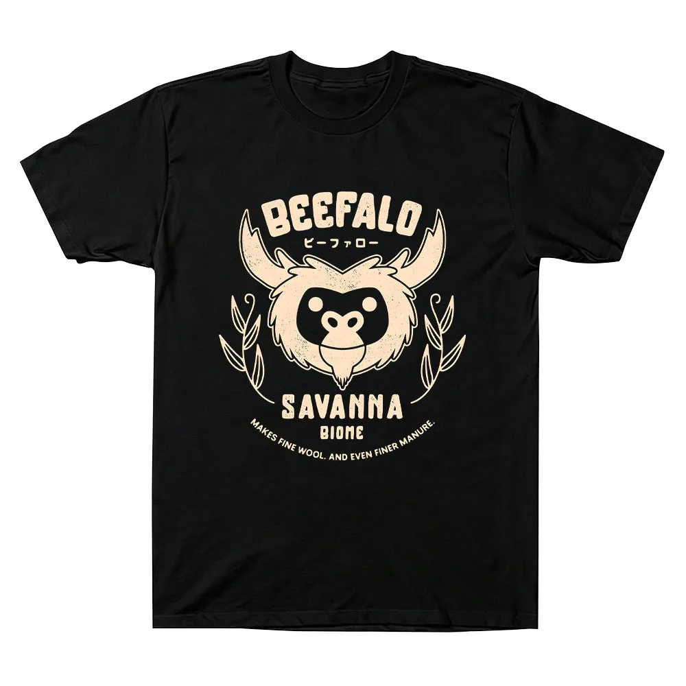 Don't Starve Together Unisex T-Shirt High Quality Cotton Gaming Tee Unisex Gamer T Shirt Beefalo Wool Graphic Print Comfort Tees