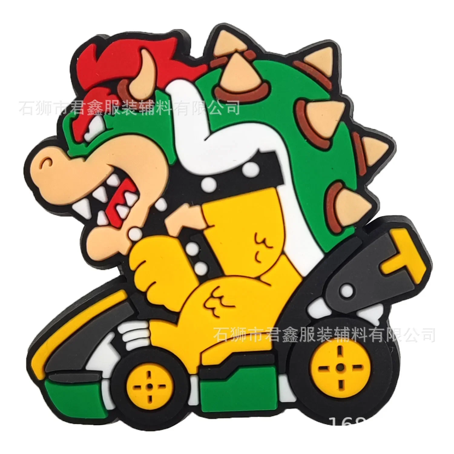 Super Mario Anime Figure Wario Bowser Luigi Princess Peach Kart PVC Slipper Shoe Buckle Decoration Children\'s Toy Birthday Gifts