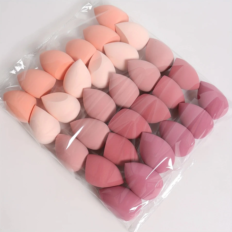 7-teiliges/18-teiliges Make-up-Schwamm-Set, geeignet für die Anwendung von flüssiger BB-Creme und Puder, Make-up-Ei für trockene und nasse Anwendung, Puderquaste.