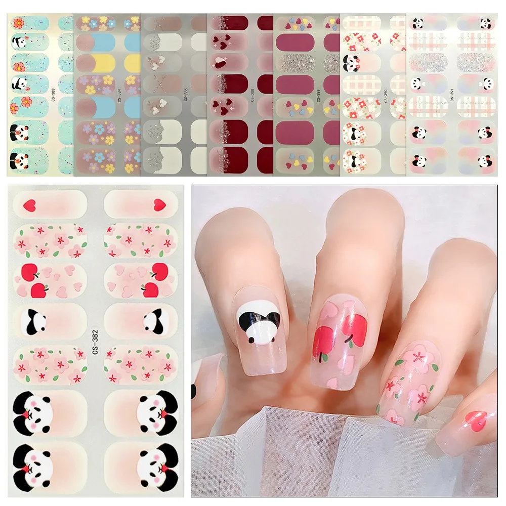 Waterdichte Franse Nagel Stickers 3d Nagels Polish Wraps Geen Schade Aan Nagels Nail Art Sticker Nail Art Gel Nail Stickers Set Nagel