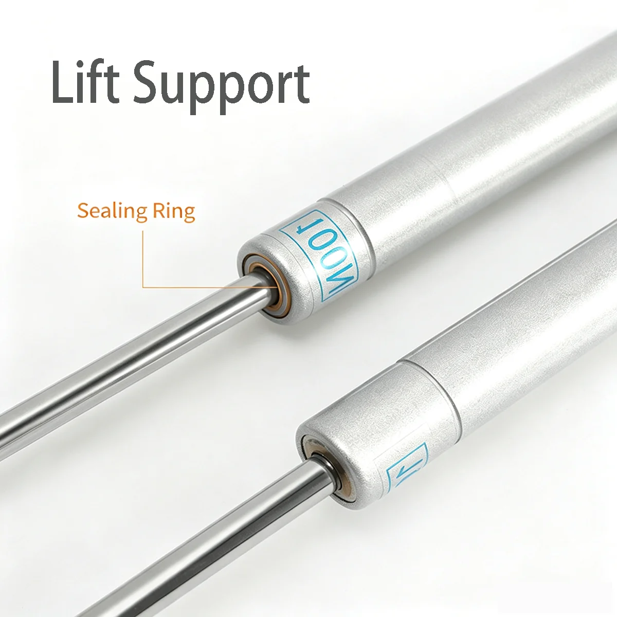 Lift Support Rod, Telescopic Rod for Cabinet Up‑flip Door Toolbox Lid DIY Machinery Repair