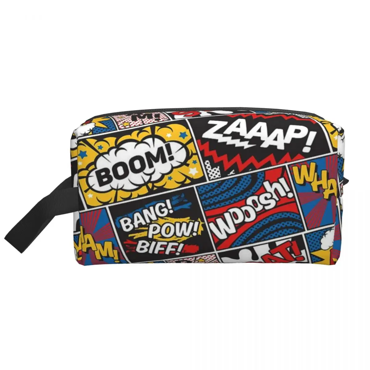 Comic Book Superheroes Pattern Makeup Bag for Women Travel Cosmetic Organizer Fashion Storage Toiletry Bags