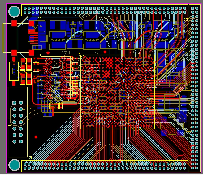 لوحة تطوير Artix7 Xilinx FPGA XC7A35T XC7A100T XC7A200T اللوحة الأساسية #5