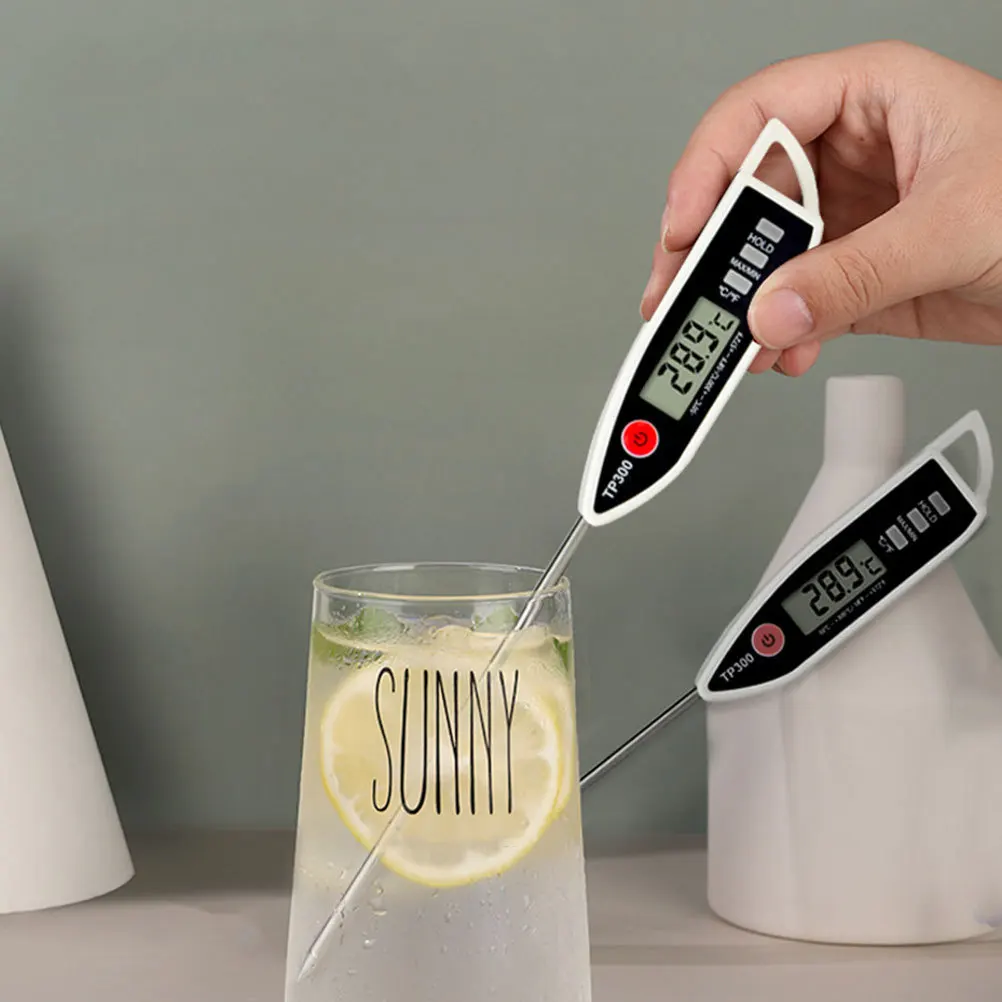 Elektronisches Thermometer, Haushalts-Grill-Fleischthermometer, tragbares Küchenhelfer zum Kochen im Freien, Grill