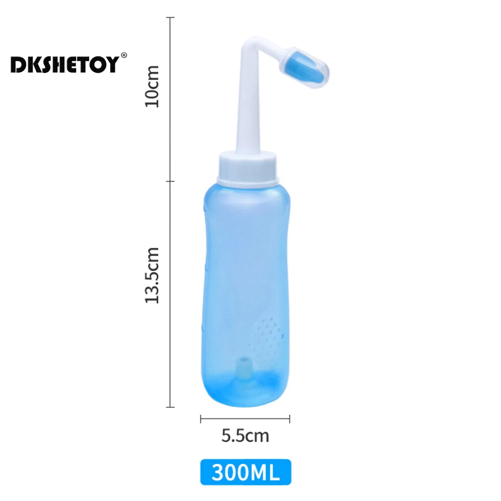 300ML Medicine Nasal irrigator Nasal Rinse Bottle Nasal Wash Cleaner Nose Protector Avoid Allergic Rhinitis Neti for Adult Kids