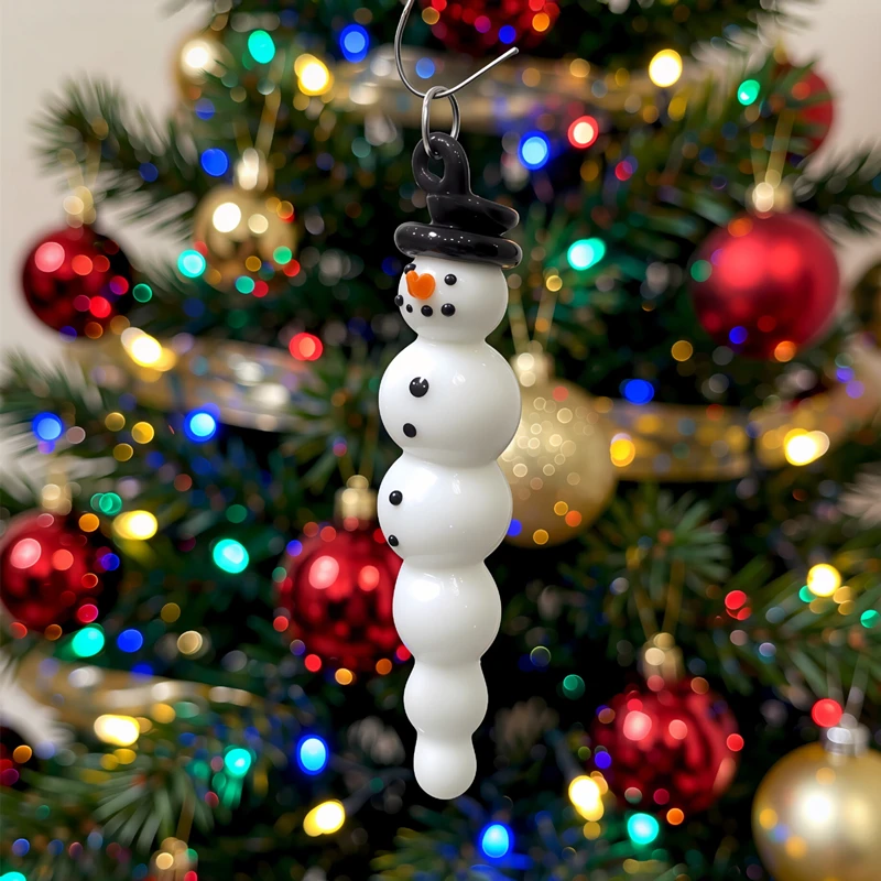 

Креативное рождественское стекло ледяные подвески милый Дед Мороз Снеговик ледяные столбы украшения для дома окна наружный сад ландшафт рождественская елка декоративные аксессуары