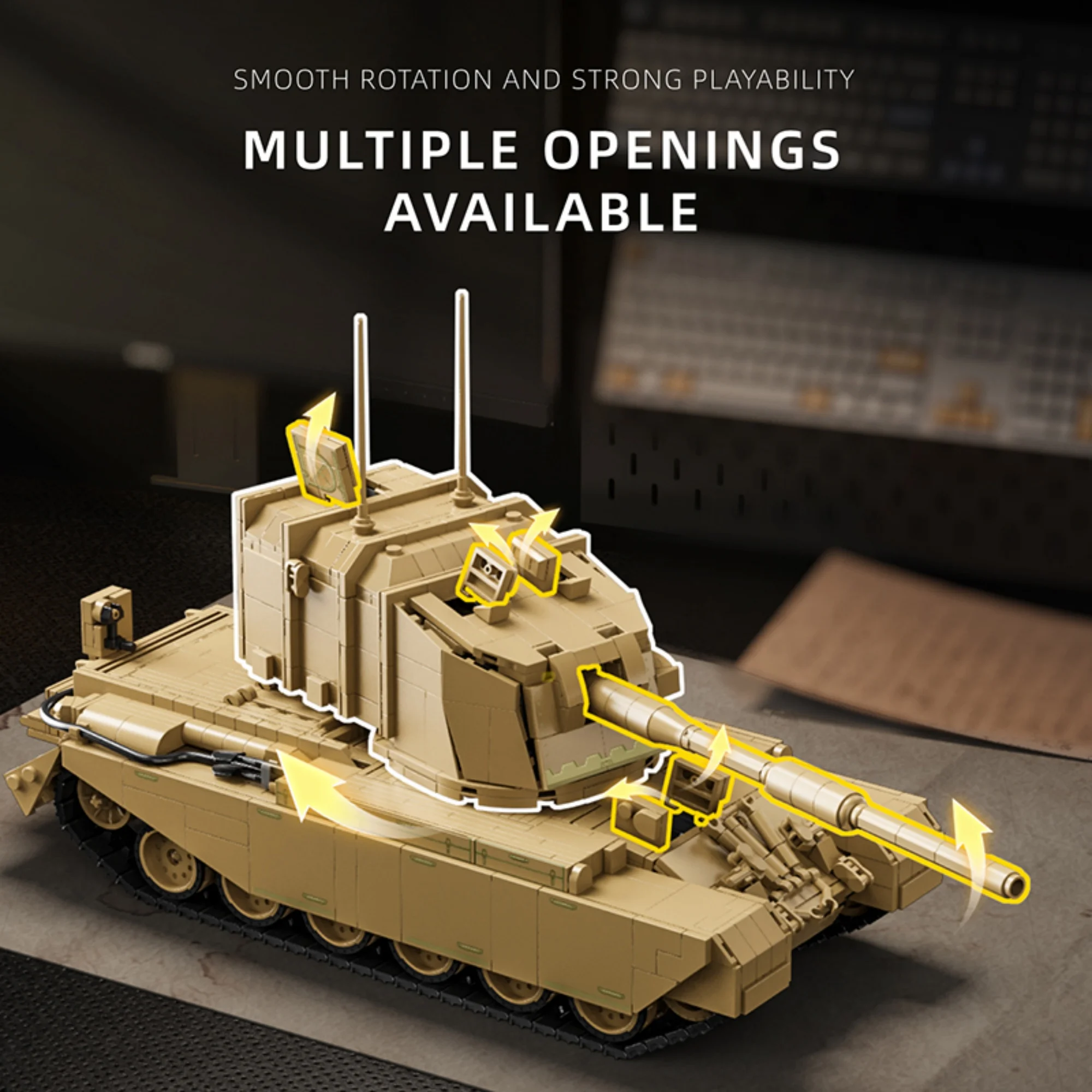 ตัวต่อรถถังหนัก FV4005 ของอังก - Lego Compatible Military Tank บทวิจารณ์และราคา