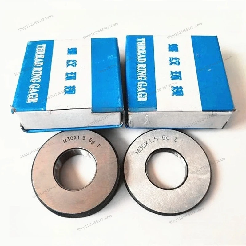 For Metric Thread Ring Gauge 6G6H Tooth Gauge M68M70M72M75 * 6 * 3 * 2 Coarse and Fine Tooth Pass Gauge