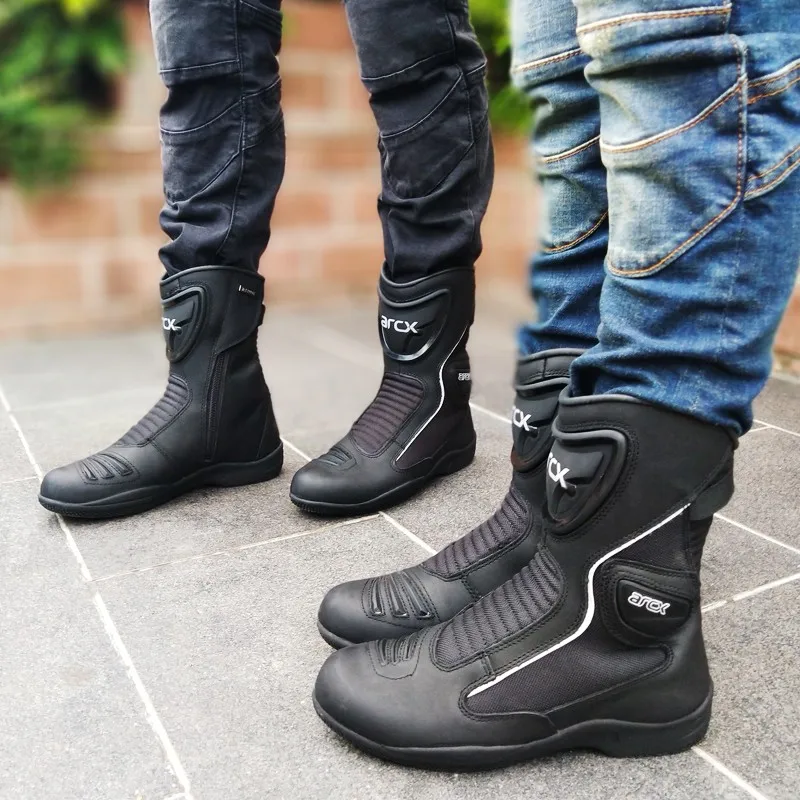 ARCX Motorcycle Riding Boots Men Women Couple Shoes Motorcycle Racing Boots Waterproof Anti-fall Protective Shoes Four Seasons