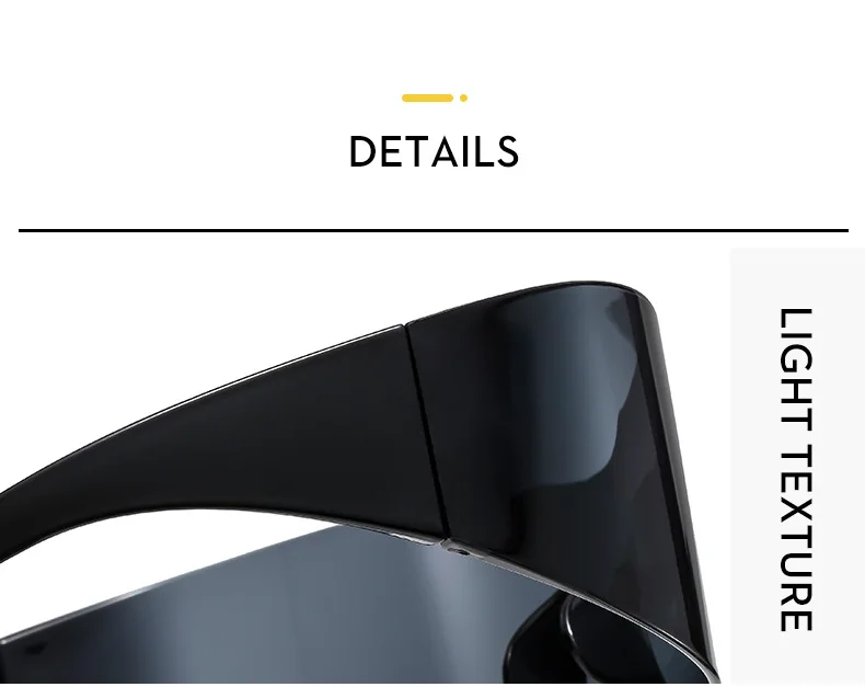 Einteilige randlose Punk-Sonnenbrille für Damen und Herren 2026 – Luxus-Sport-Y2K-Sonnenbrille für Herren, Wrap-Around-Schutzbrille, UV400 – Detail 7