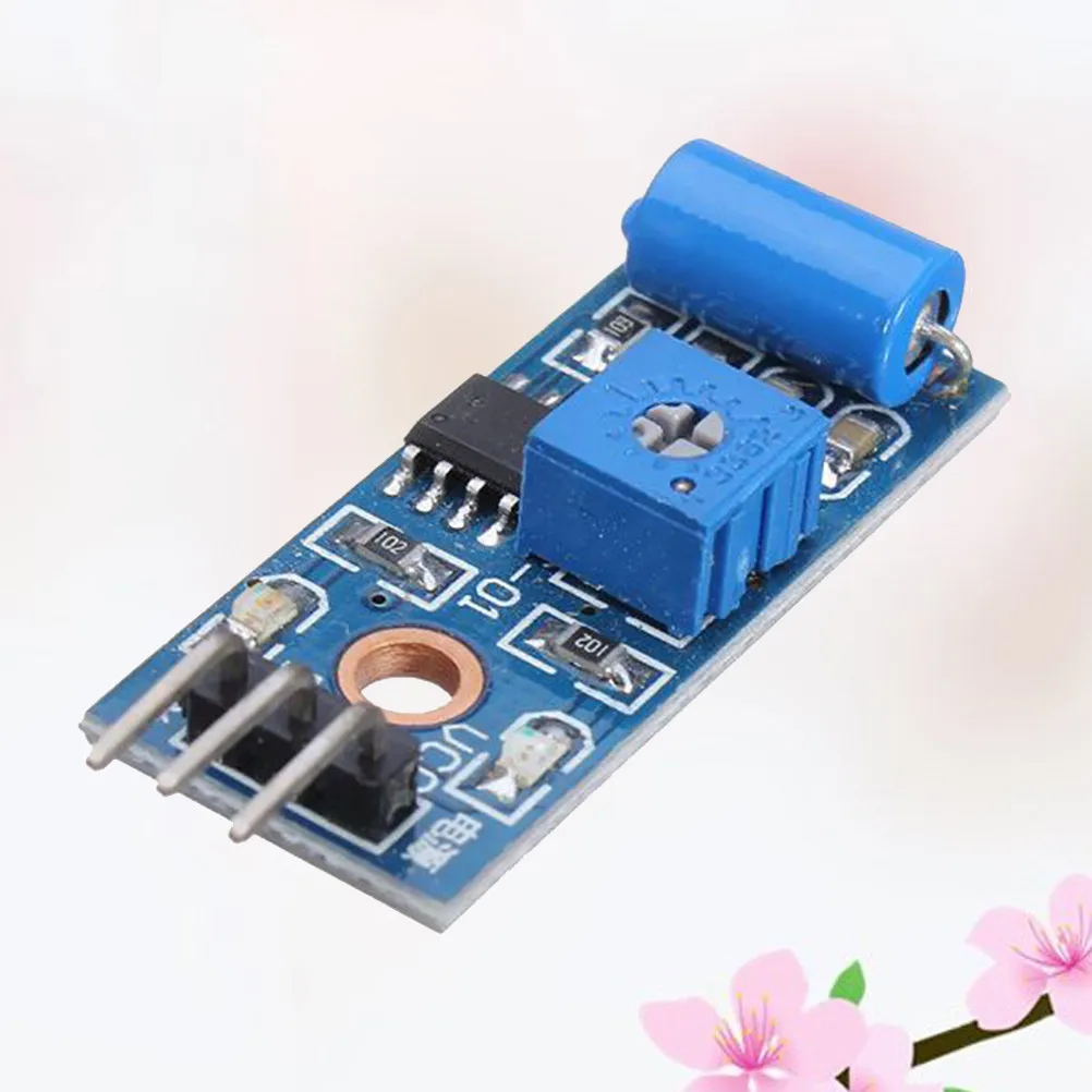 

1Pcs Sw420 Vibration Sensor Normally Closed Motion Alarm Module Fixed Bolt Hole Signal Clean Waveform for Security