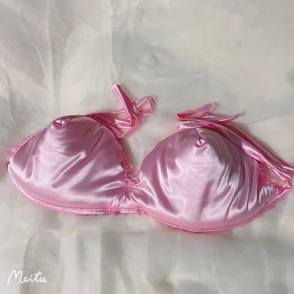 رجل BF الوردي حريري اللمس D كوب الدانتيل تنحنح عبودية البرازيلي ازياء عرض حي أزياء رقص بجولة حفلة خاصة Cos.Dolls