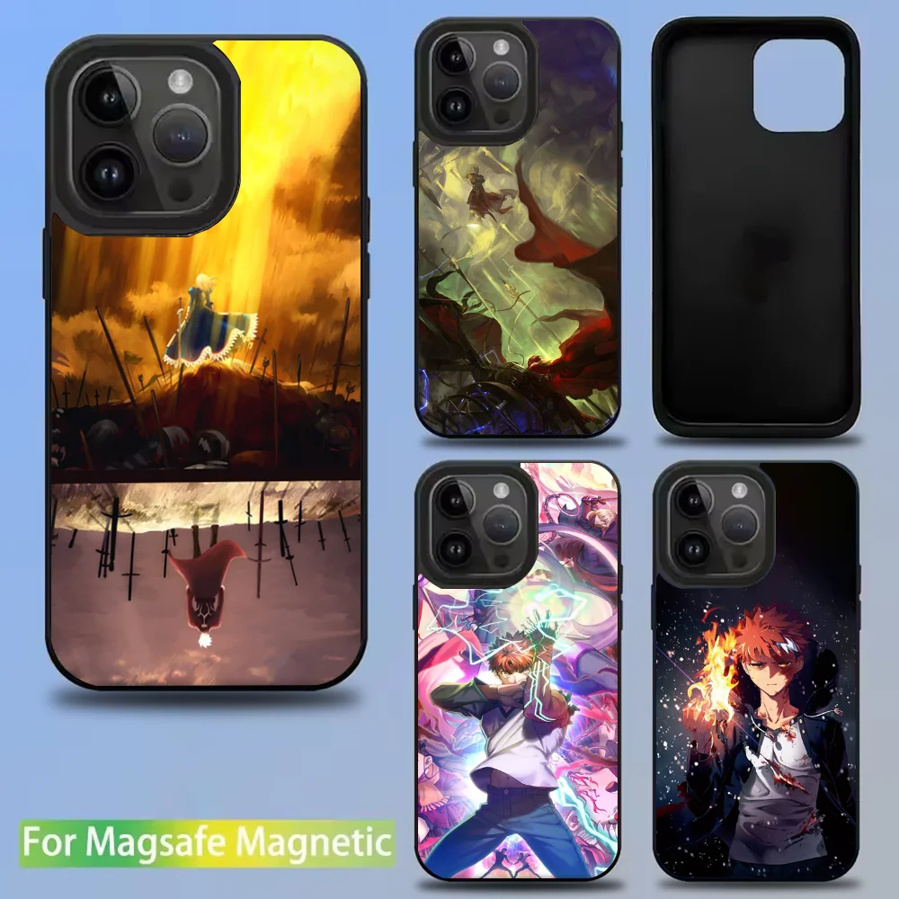 

Fate Zero Stay Night Archer Phone Case For IPhone 16 15 14 13 12 11 Pro Mini Max Soft Magnetic Cover