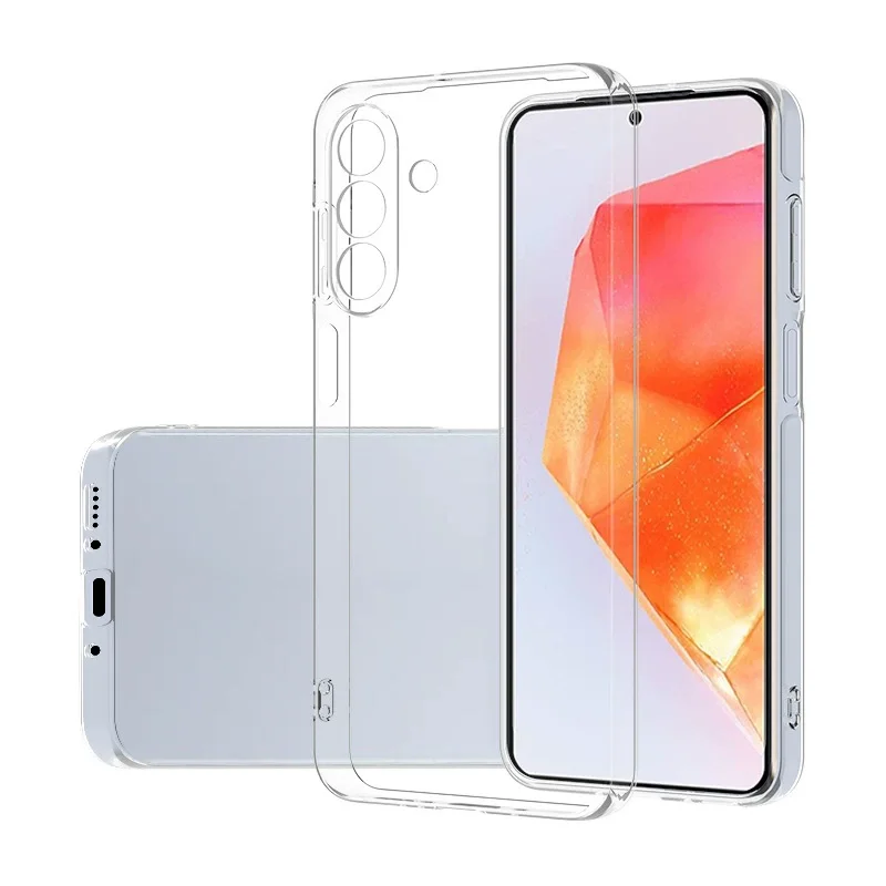 Für Samsung Galaxy A56 Hülle, ultradünn, transparent, TPU, weiche Rückseite für Funda Samsung A56 5G A566B, klare Hülle, A 56 Bumper