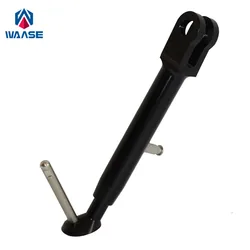 Waase For Yamaha MT-07 FZ-07 MT07 FZ07 2014 2015 2016 2017 2018 2019 2020 조정 가능한 킥 스탠드 풋 사이드 스탠드 지원