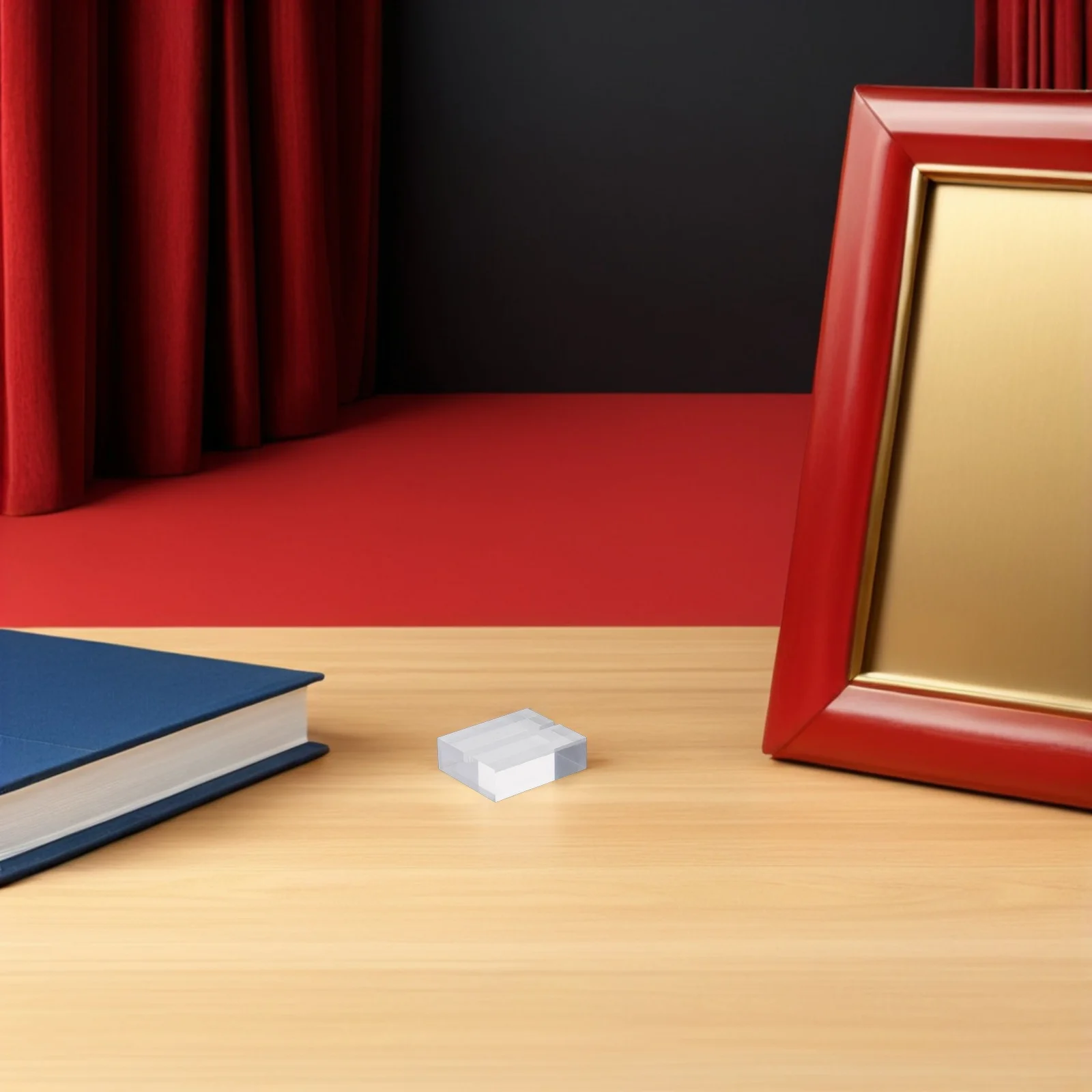 

24Pcs Transparent Acrylic Business Card Stand Mini Holder Desktop Table Restaurant Office Home Card Organizer Acryliccard Holder