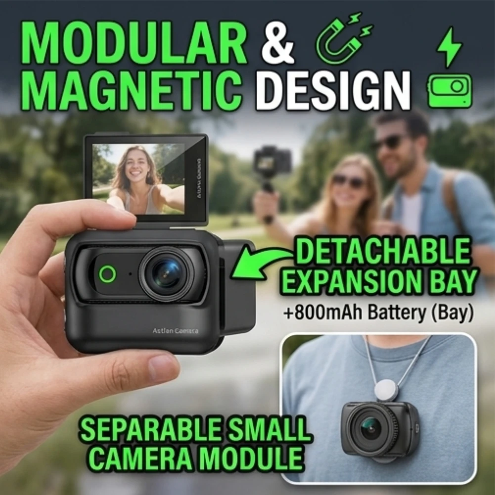 camera-d'action-1080p-avec-fixation-magnetique-detachable-enregistreur-vlog-ecran-rotatif-20-pouces-camescope-wifi-avec-boitier-d'extension-800mah