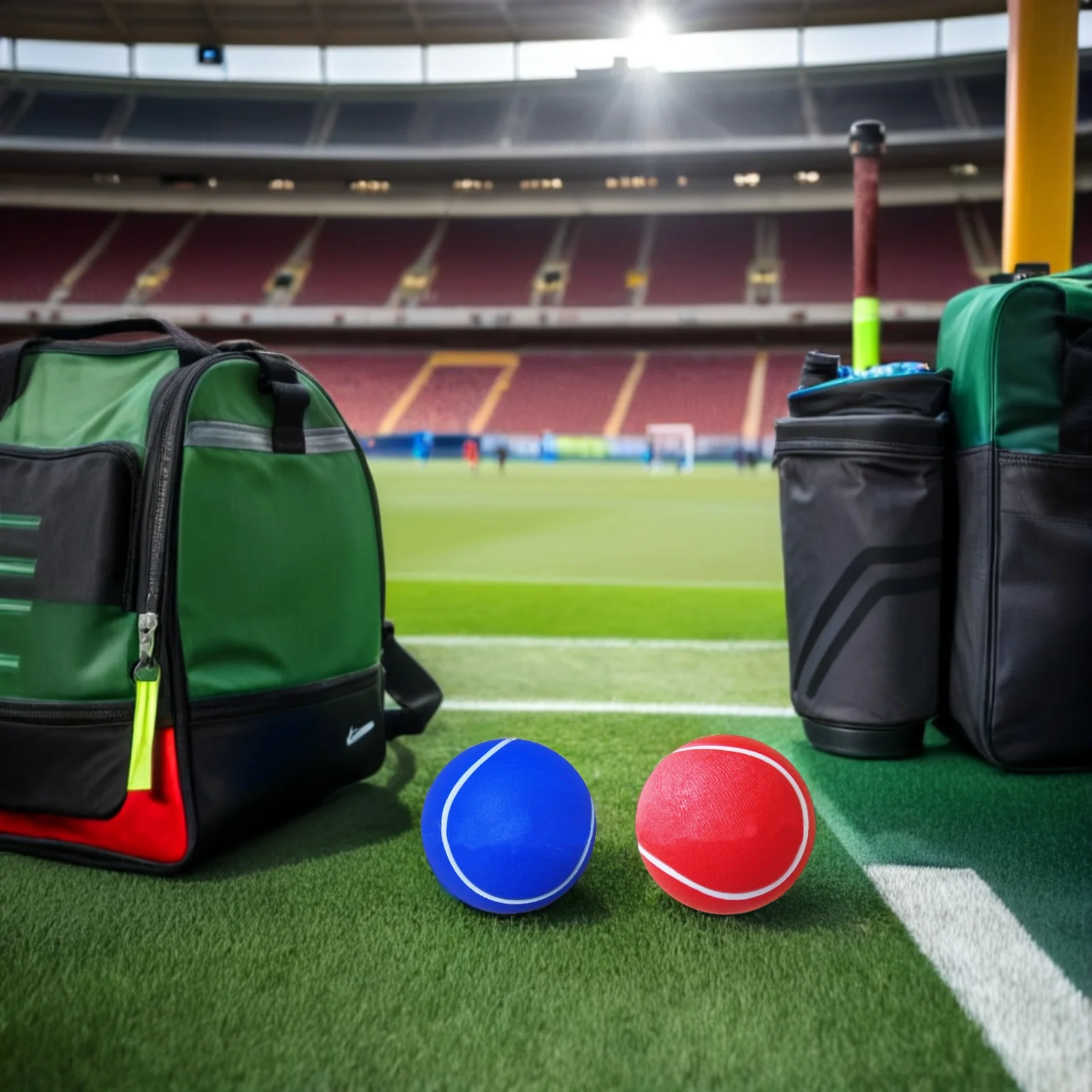 

8pcs Solid Tennis Balls Pu Material Crack-Resistant Long-Lasting Pressure For Court Training Practice Playing Sports Accessory